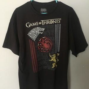 HBO'S Game of Thrones Men's 3 House Symbols Tee
